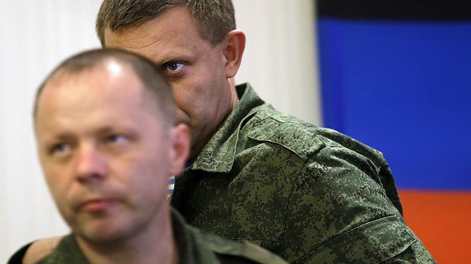 Экс-министр обороны ДНР Владимир Кононов (слева)