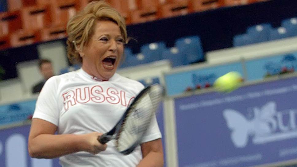 Валентина Матвиенко является поклонницей тенниса, много лет возглавляла федерацию тенниса Санкт-Петербурга. В 2010 году она торжественно открыла в Красногвардейском районе спорткомплекс с 11 теннисными кортами, которые решила испытать лично