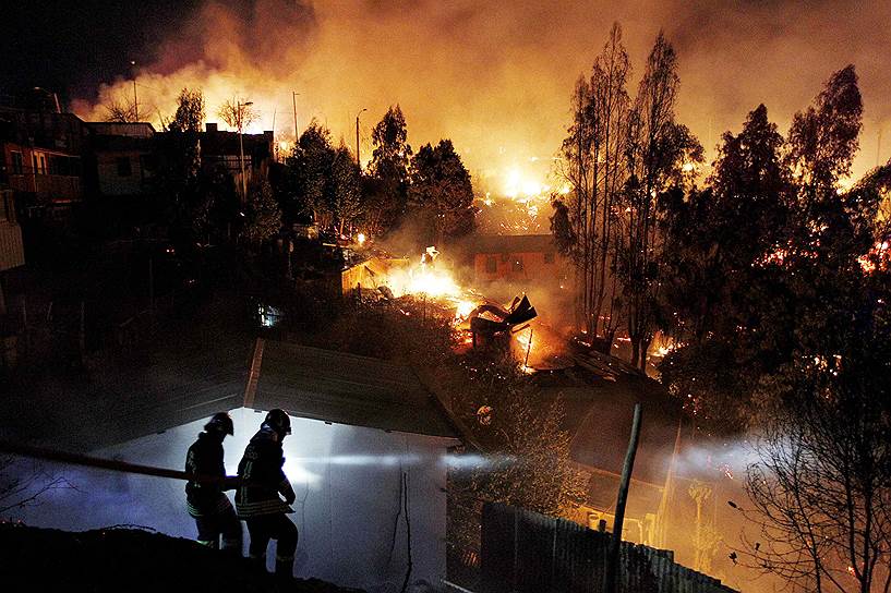 Пожары в Вальпараисо