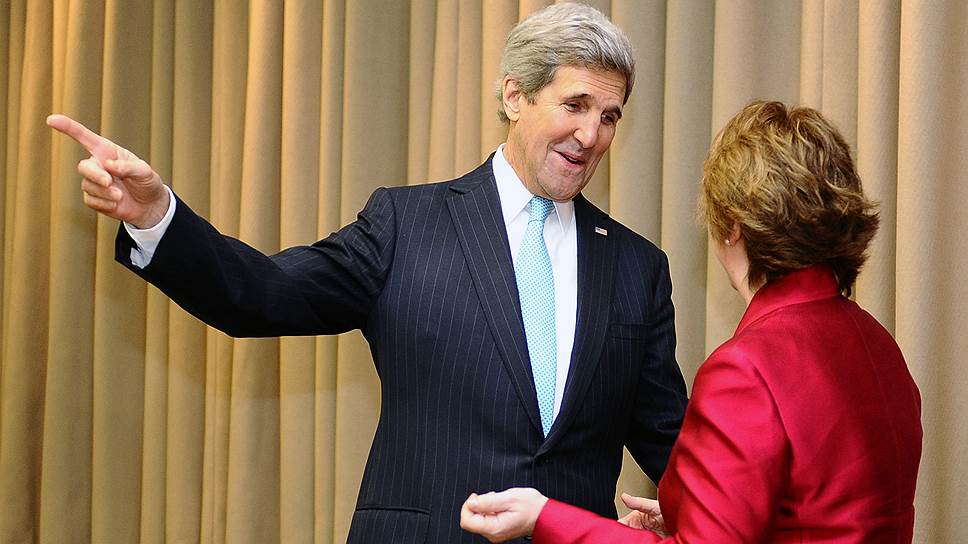 Госсекретарь США Джон Керри и верховный представитель ЕС по иностранным делам и политике безопасности Кэтрин Эштон