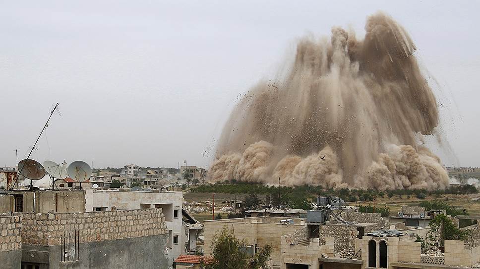 Взрыв на контрольно-пропускном пункте в провинции Идлиб, Сирия