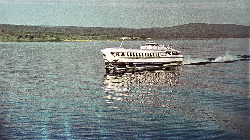 1957 год. Из Горького в Казань отправился первый советский корабль на подводных крыльях «Ракета»