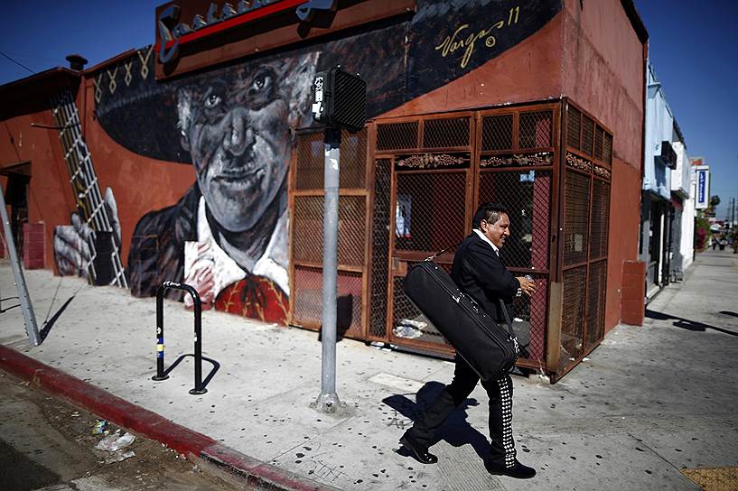 А вот мексиканских музыкантов чаще всего можно найти в Boyle Heights 