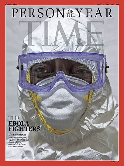 10 декабря. Журнал Time назвал «Персоной года» борцов с вирусом Эбола
