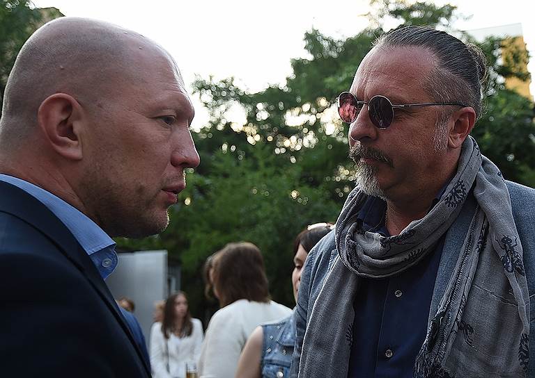 Анатолий Кузичев и режиссер Юрий Грымов (справа)