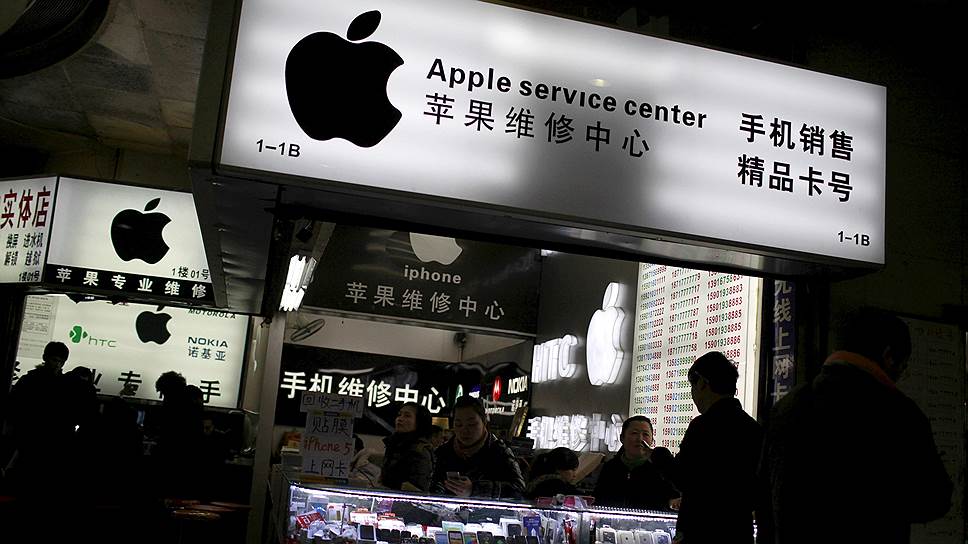 Apple в Китае заразилась вирусами
