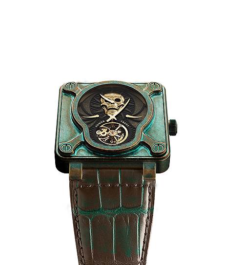 Аукцион Only Watch. Bell &amp; Ross BR01 Skull Bronze Tourbillon. €92,5 тыс.