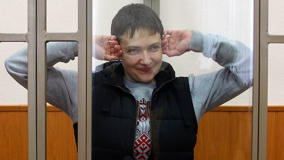 Надежду Савченко поместили на карту