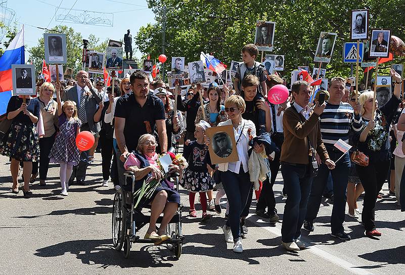 Акция памяти &quot;Бессмертный полк&quot; в День Победы прошла в Севастополе