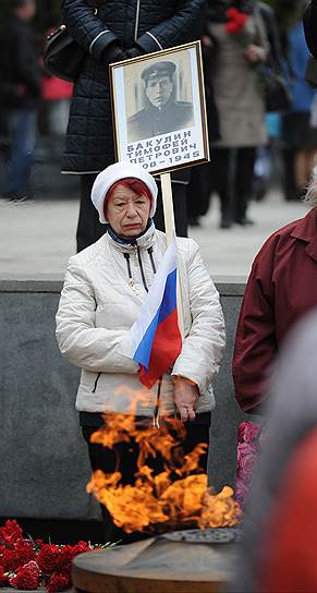 Акция &quot;Бессмертный полк&quot; в Новосибирске 9-го мая