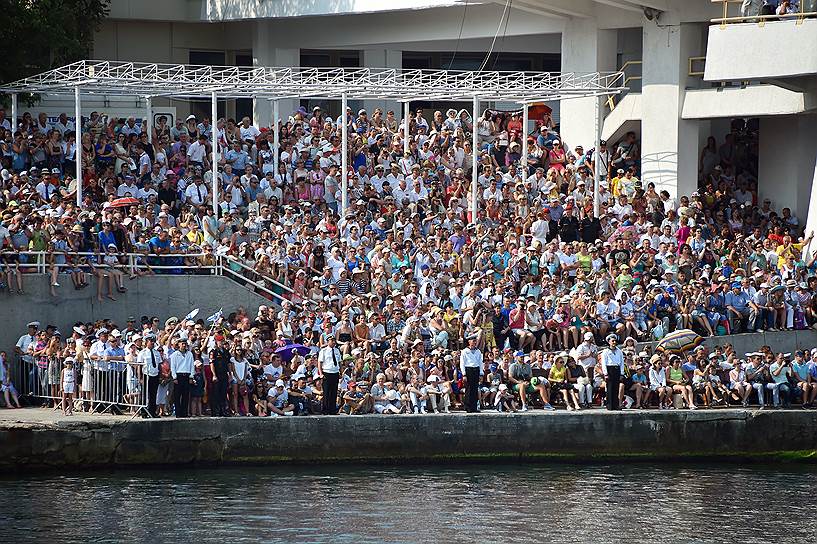 Празднование Дня ВМФ в Севастополе