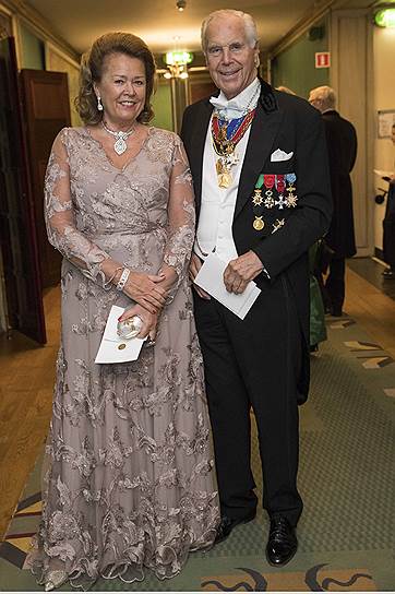 Шведский бизнесмен Андрес Уолл на церемонии вручения Нобелевской премии-2016