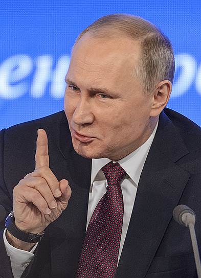 Президент России Владимир Путин на пресс-конференции был таким, как он есть