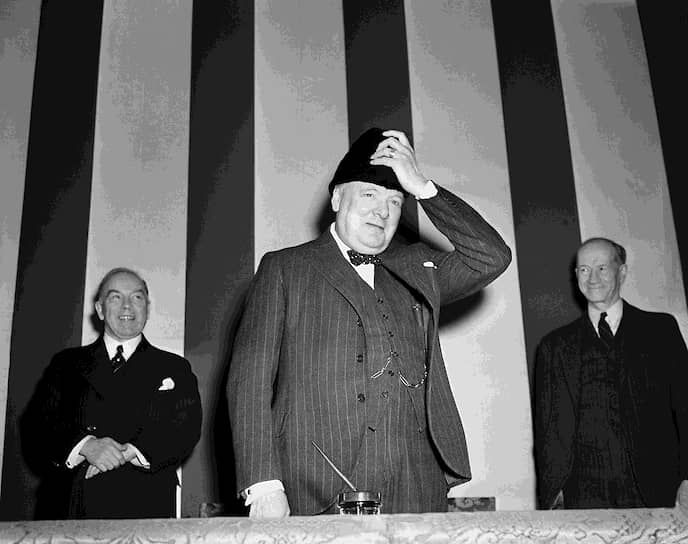 Премьер-министр Великобритании в 1940–1945 и 1951–1955 годах Уинстон Черчилль