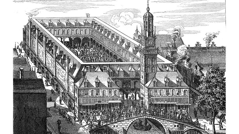 Символом интернационализации банковского дела в XVIII-XIX веках была Амстердамская фондовая биржа