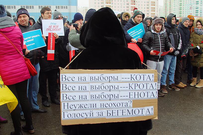 Акция сторонников Алексея Навального в Ростове-на-Дону
