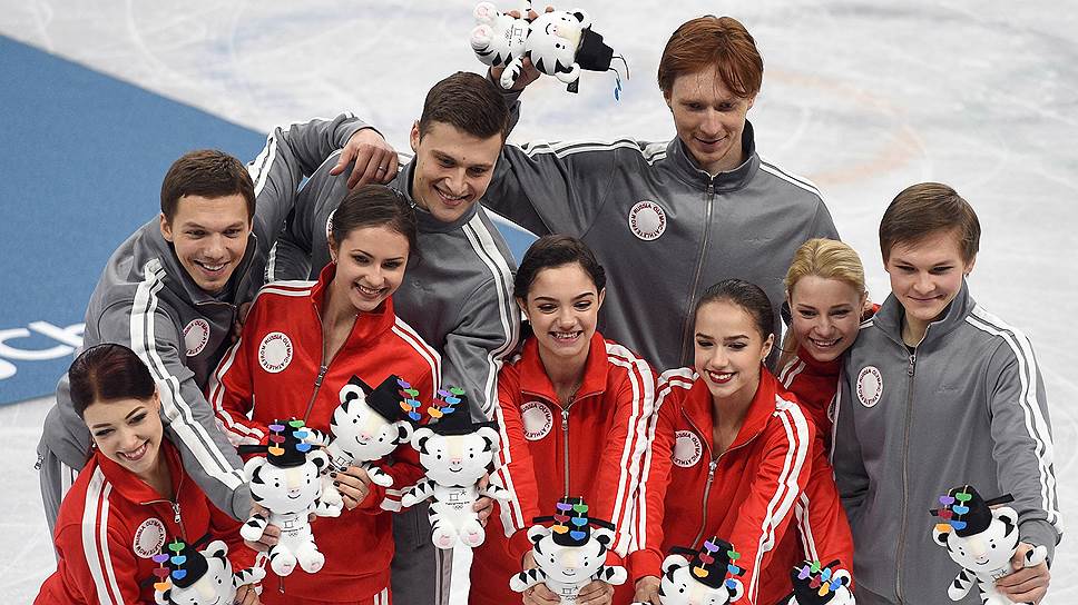 Российские фигуристы стали вторыми в командном турнире на Олимпиаде