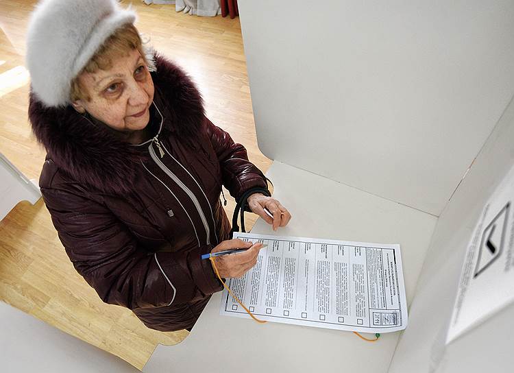 Голосование на выборах президента РФ в Москве