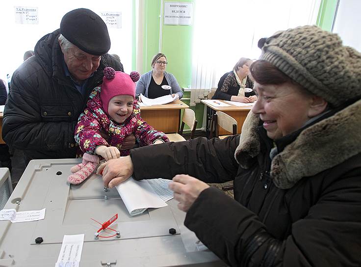 Голосование на выборах президента РФ в Нижнем Новгороде