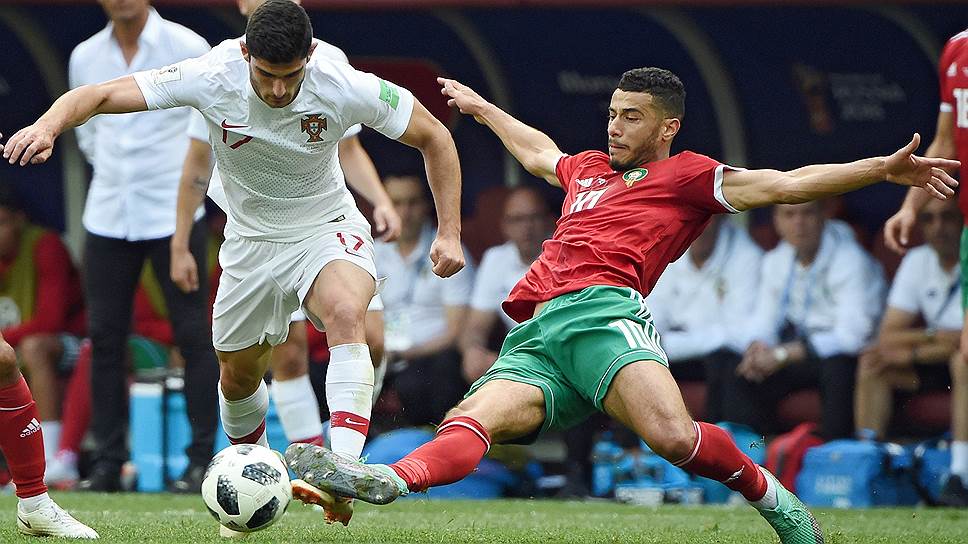 “Ъ” провел онлайн-трансляцию матча Португалия—Марокко