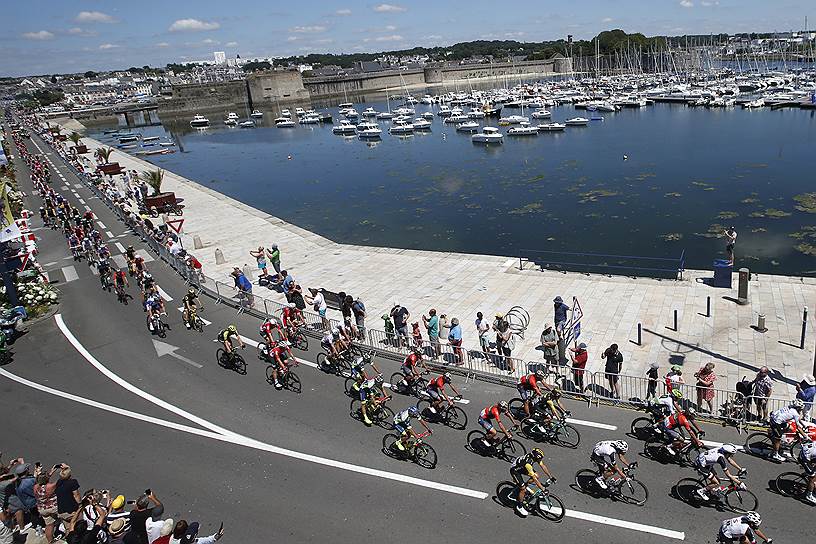 Кемпер, Франция. Пятый этап велогонки «Тур де Франс» (Tour de France)