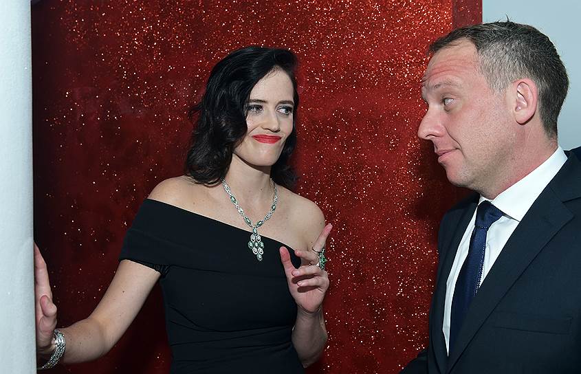 Актриса Ева Грин во время открытия выставки «Bvlgari. Очарование женственности. Великолепие римских драгоценностей» в Доме Пашкова