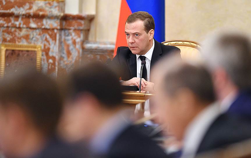 Премьер-министр России Дмитрий Медведев