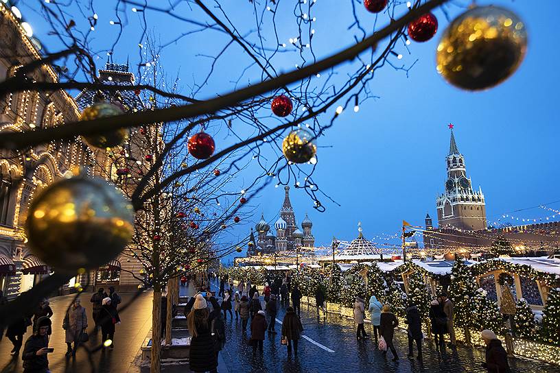 Москва. Вид на Красную площадь 