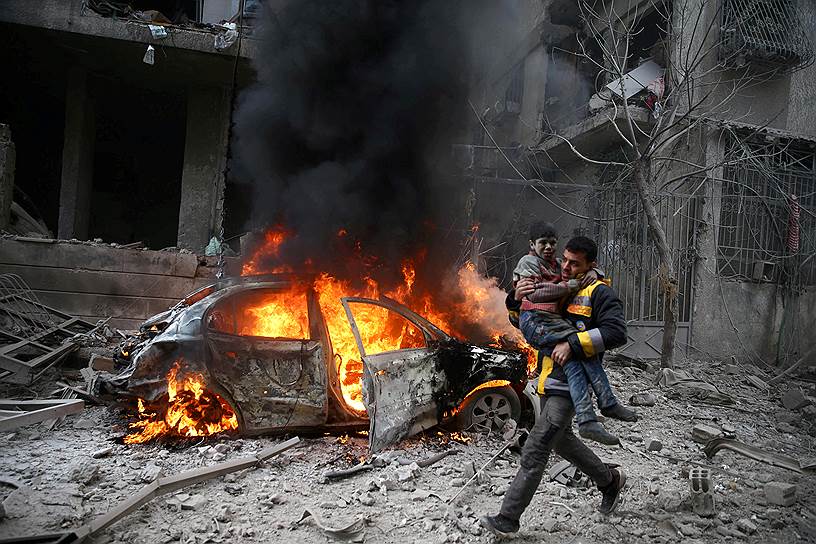 С 18 февраля по 14 апреля продолжались бои в Восточной Гуте, победу в которых одержали правительственные силы. Это первая зона деэскалации, которая вернулась под контроль Дамаска