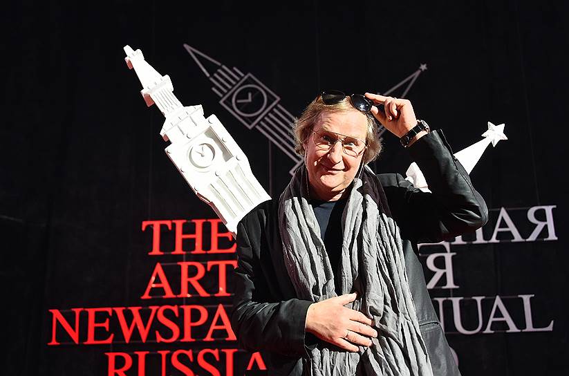 Режиссер Андрей Житинкин на церемонии вручения 7-ой ежегодной премии газеты The Art Newspaper Russia в Гостином дворе 