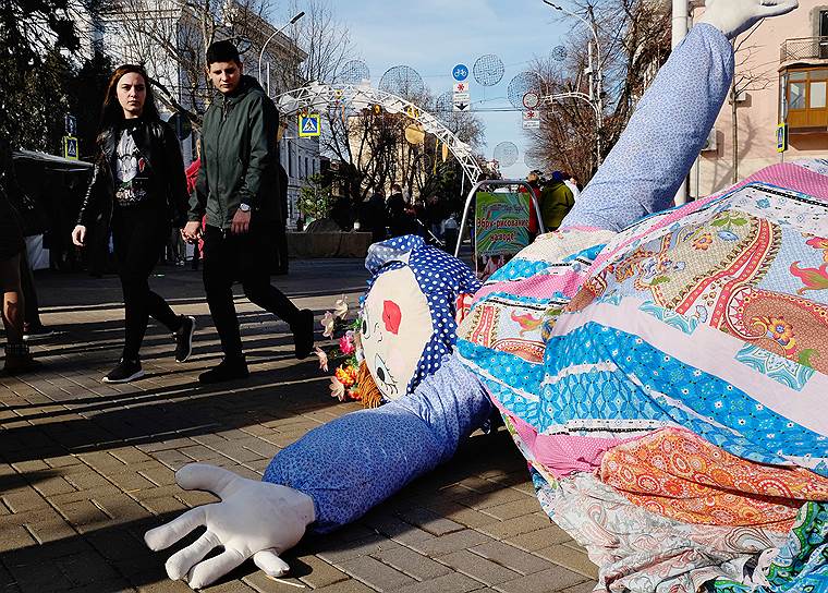 Народные гуляния «Городская масленица» в Краснодаре