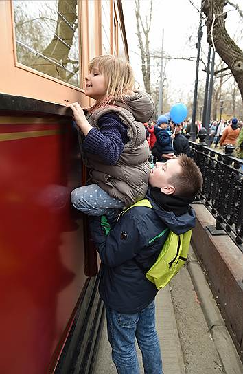 Московский парад трамваев проводится в столице весной с 2014 года