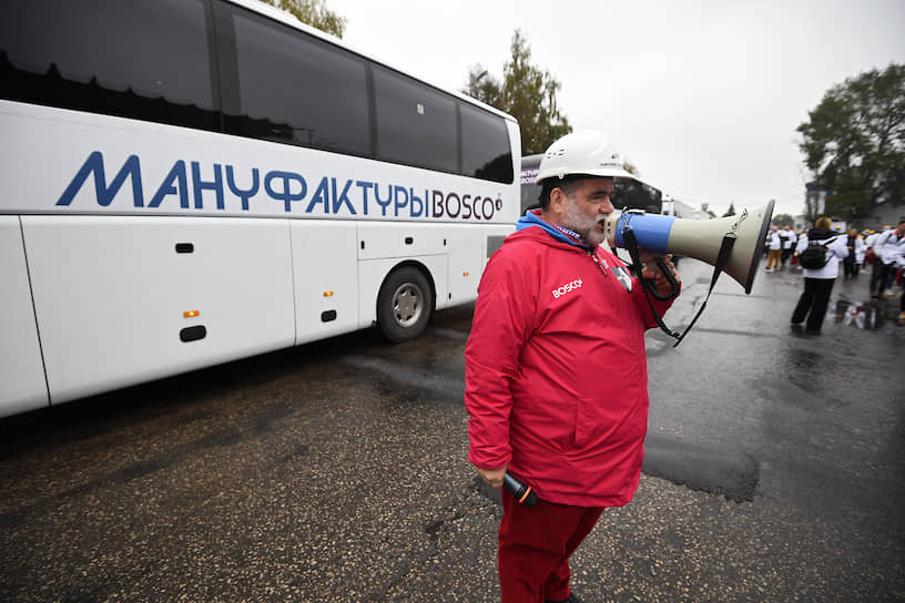 Председатель наблюдательного совета компании Bosco di Ciliegi Михаил Куснирович на церемонии открытия производственного комплекса Bosco Manufactura в Калуге