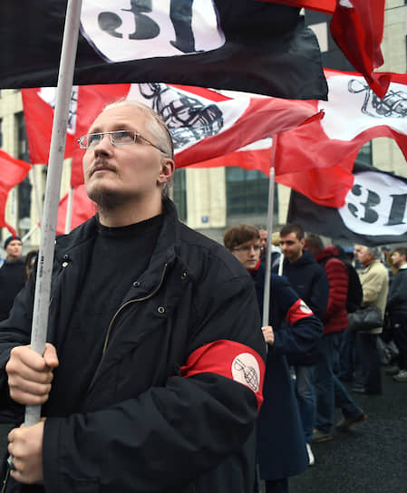 Митингующие на проспекте Сахарова