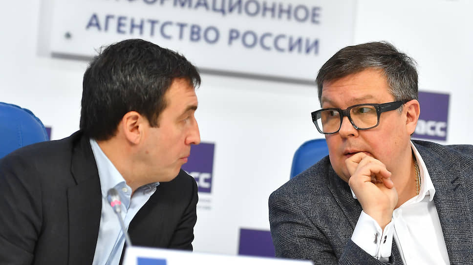Политологи Дмитрий Гусев (слева) и Алексей Мартынов