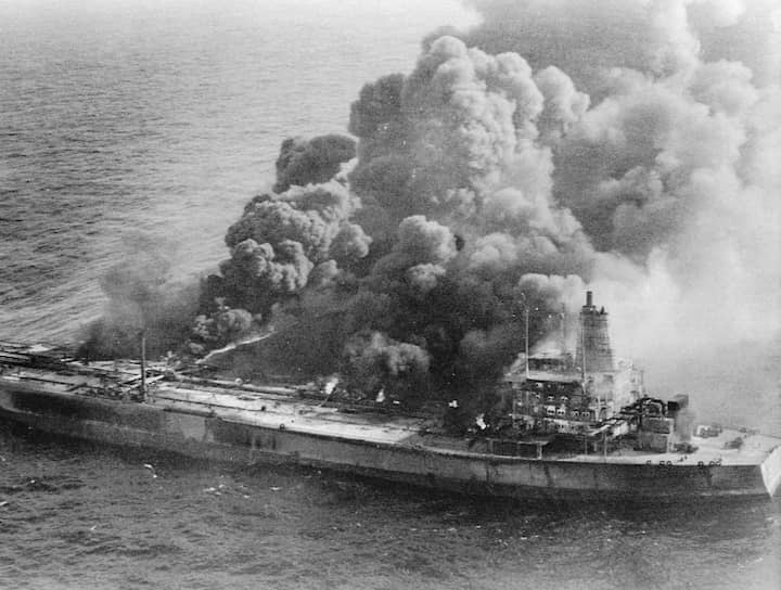 В июле 1979 года в результате столкновения танкеров Atlantic Empress и Aegean Captain в Карибском море произошла утечка 290 тыс. тонн нефти
