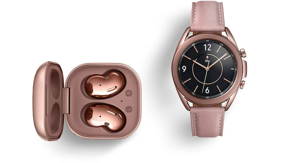 Наушники Galaxy Buds Live и смарт-часы Galaxy Watch3