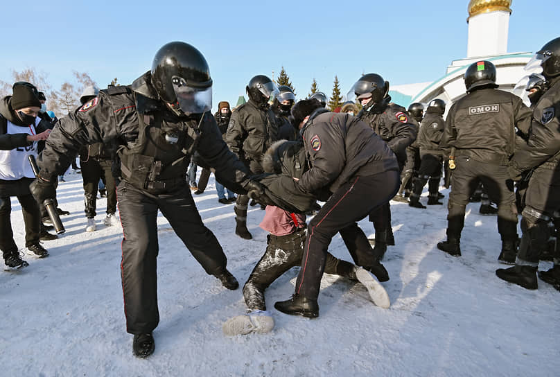 В Омске на акцию собрались около 1 тыс. человек