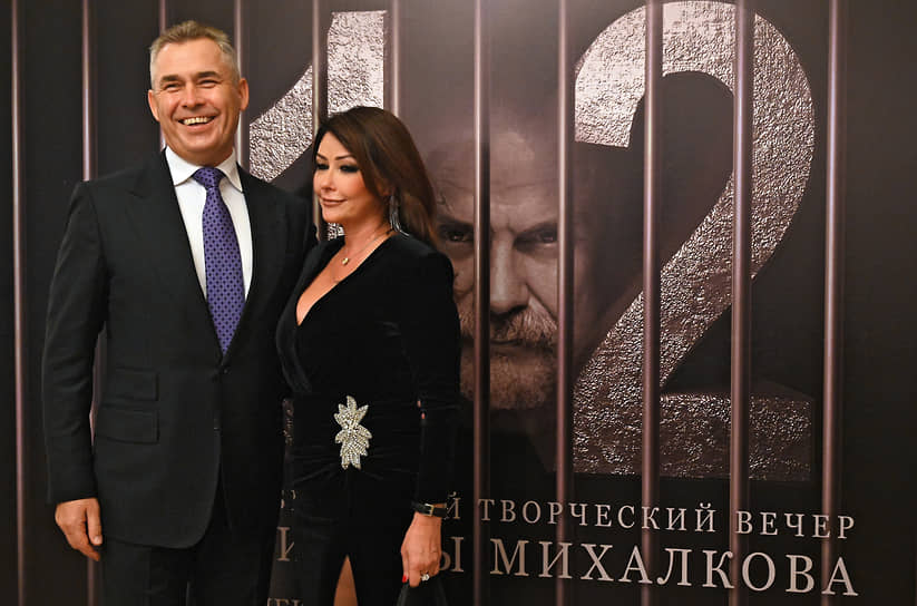 Адвокат Павел Астахов с женой Светланой на творческом вечере Никиты Михалкова «12»
