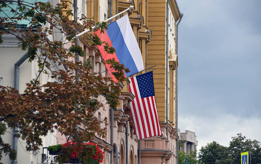 Здание посольства США в Москве