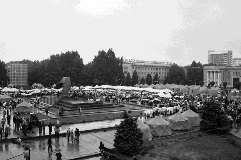 Акция протеста в Таджикской ССР, 1991 год