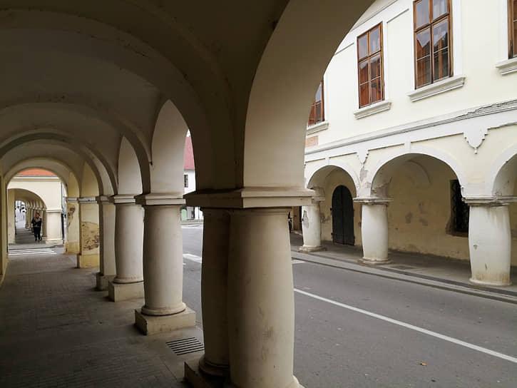 Исторический центр Вуковара. Ноябрь 2021 года
