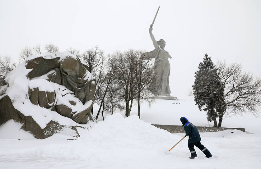 Метель в Волгограде 