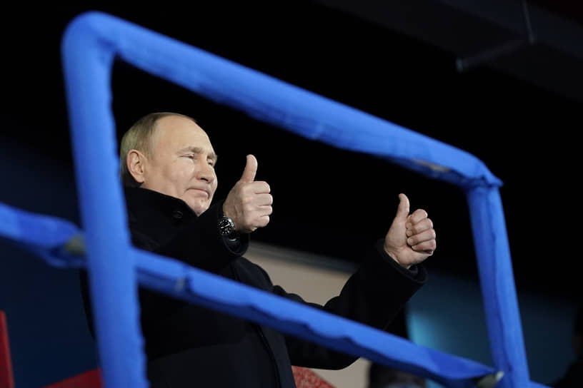 Президент России Владимир Путин на церемонии открытия