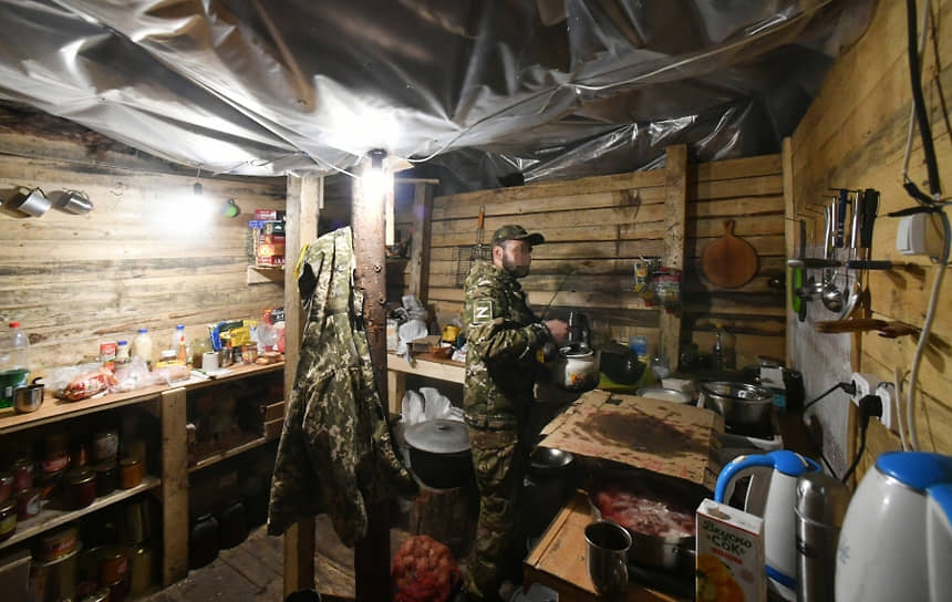 Мобилизованный из Калужской области на позиции в Южном секторе спецоперации