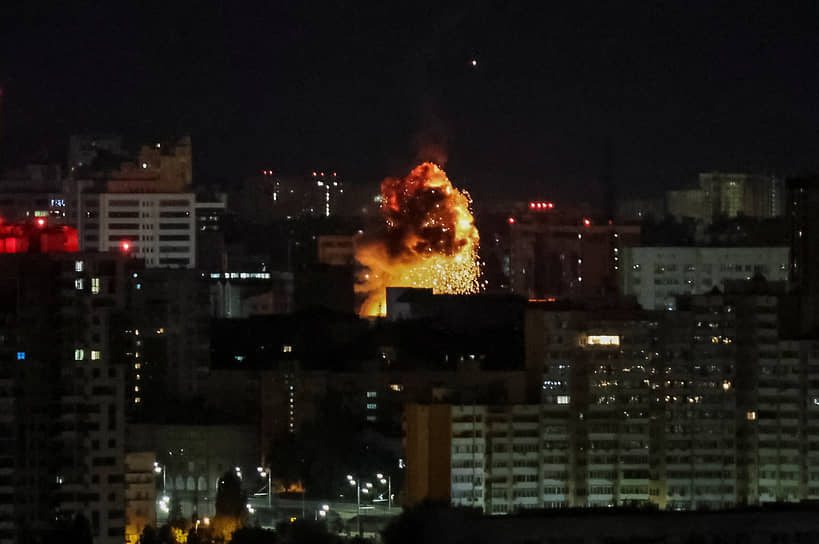 Взрыв беспилотника в Киеве