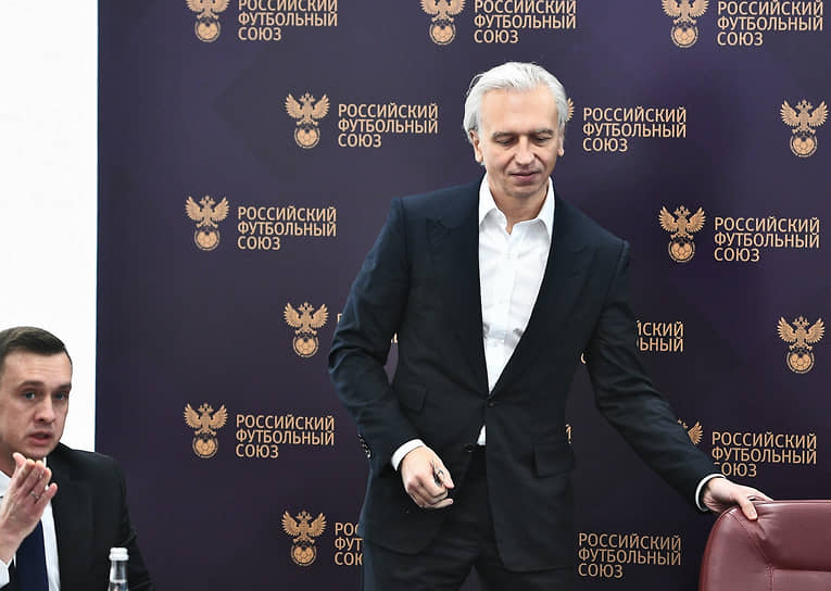 Генеральный директор РФС Александр Алаев (слева) и президент союза Александр Дюков