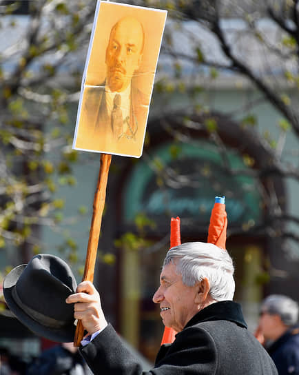 Первомайский митинг КПРФ в Москве