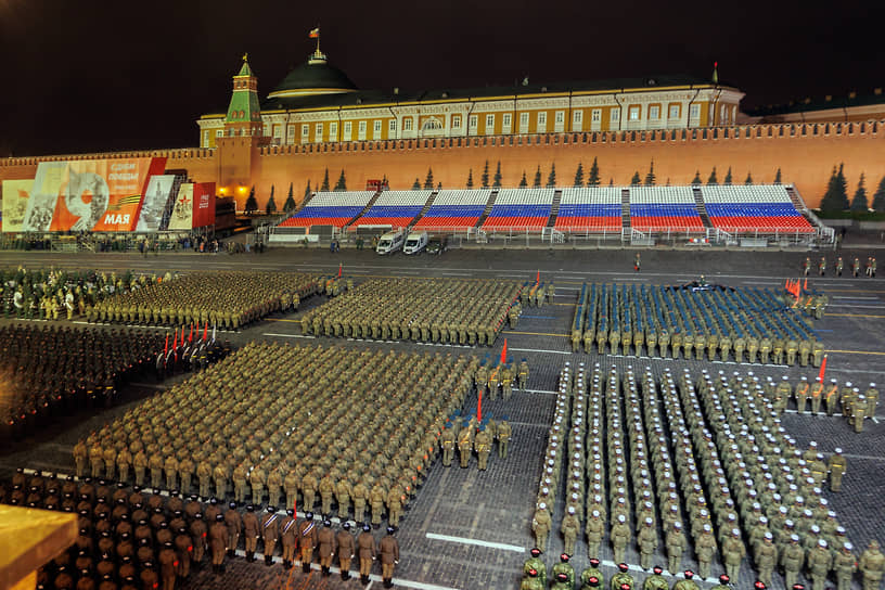 Репетиция парада Победы на Красной площади