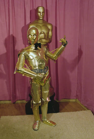 C-3PO на 50-й церемонии вручения премии «Оскар» в Лос-Анджелесе